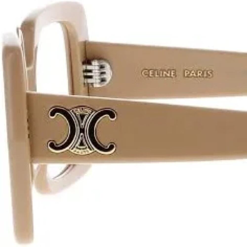 New! Celine CL50121I 057 Chic Beige Eyeglasses for Women, Authentic - Picture 6 of 8